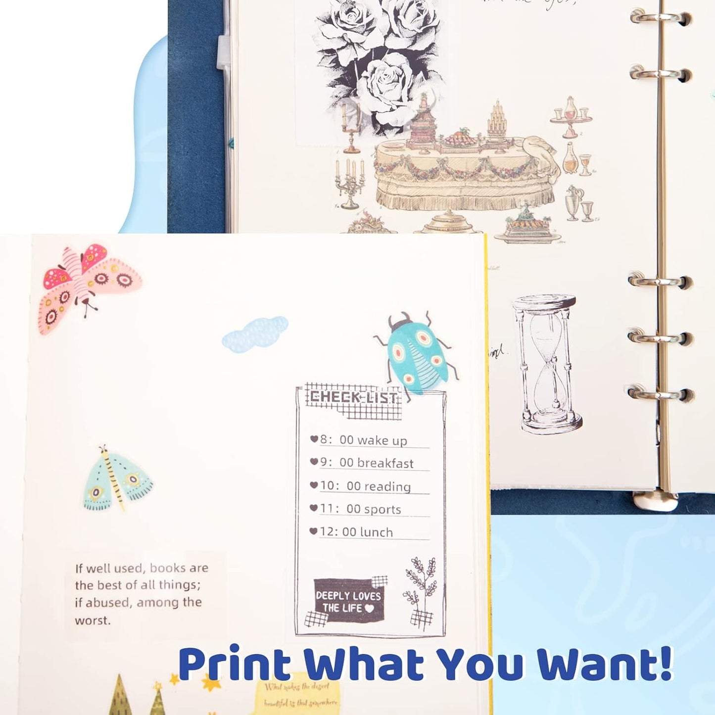 Phomemo 1.96'' White Sticker Paper for T02/M02S/M02 PRO Mini Printers - White