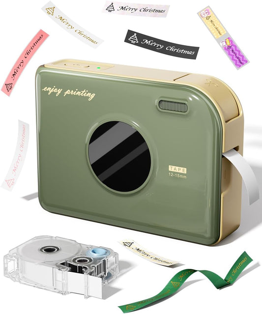 Phomemo A30 Portable Home Label Maker and Ribbon Printer - Green