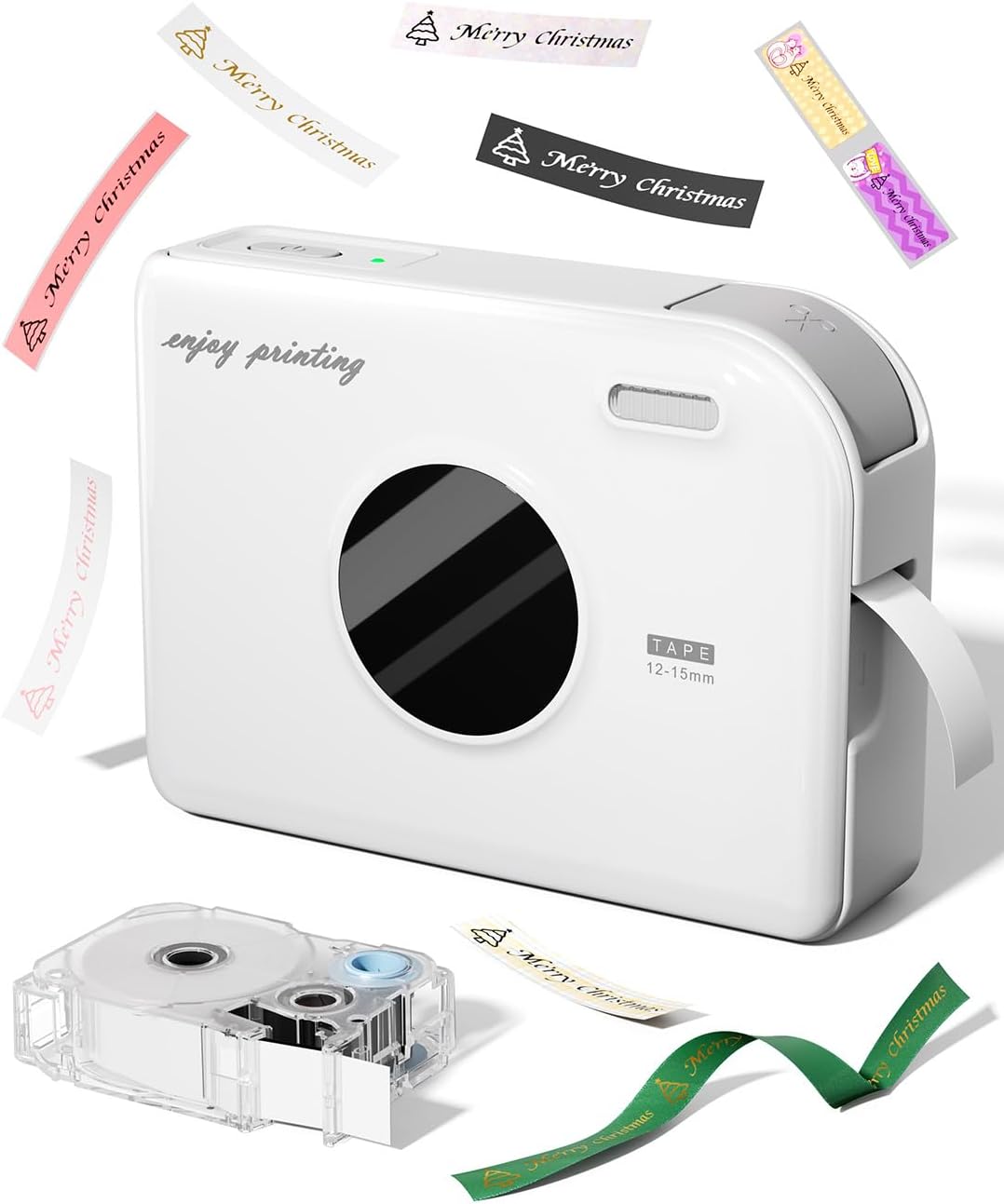 Phomemo A30 Portable Home Label Maker and Ribbon Printer - White