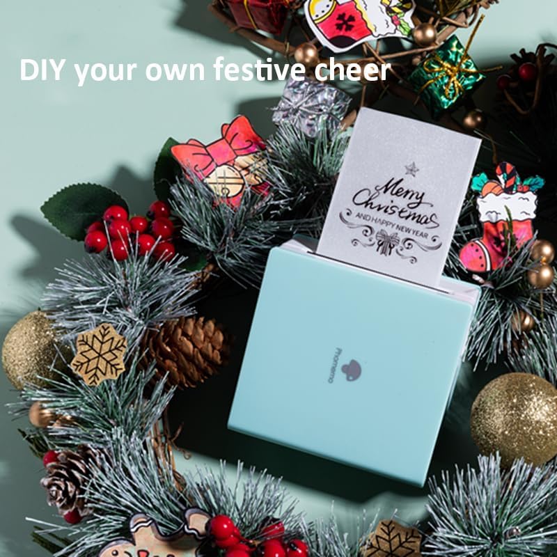 Phomemo M02 Wireless Mini Printer for Study Notes and Stickers - Green