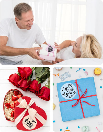 Phomemo 1.96" x 1.96" (50x50 mm) Round Labels for M110, M220, PM241BT - Blue / Pink / Khaki