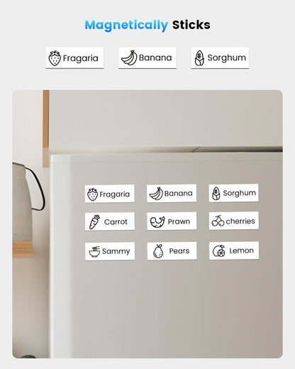 Phomemo A30 Portable Home Label Maker and Ribbon Printer - White