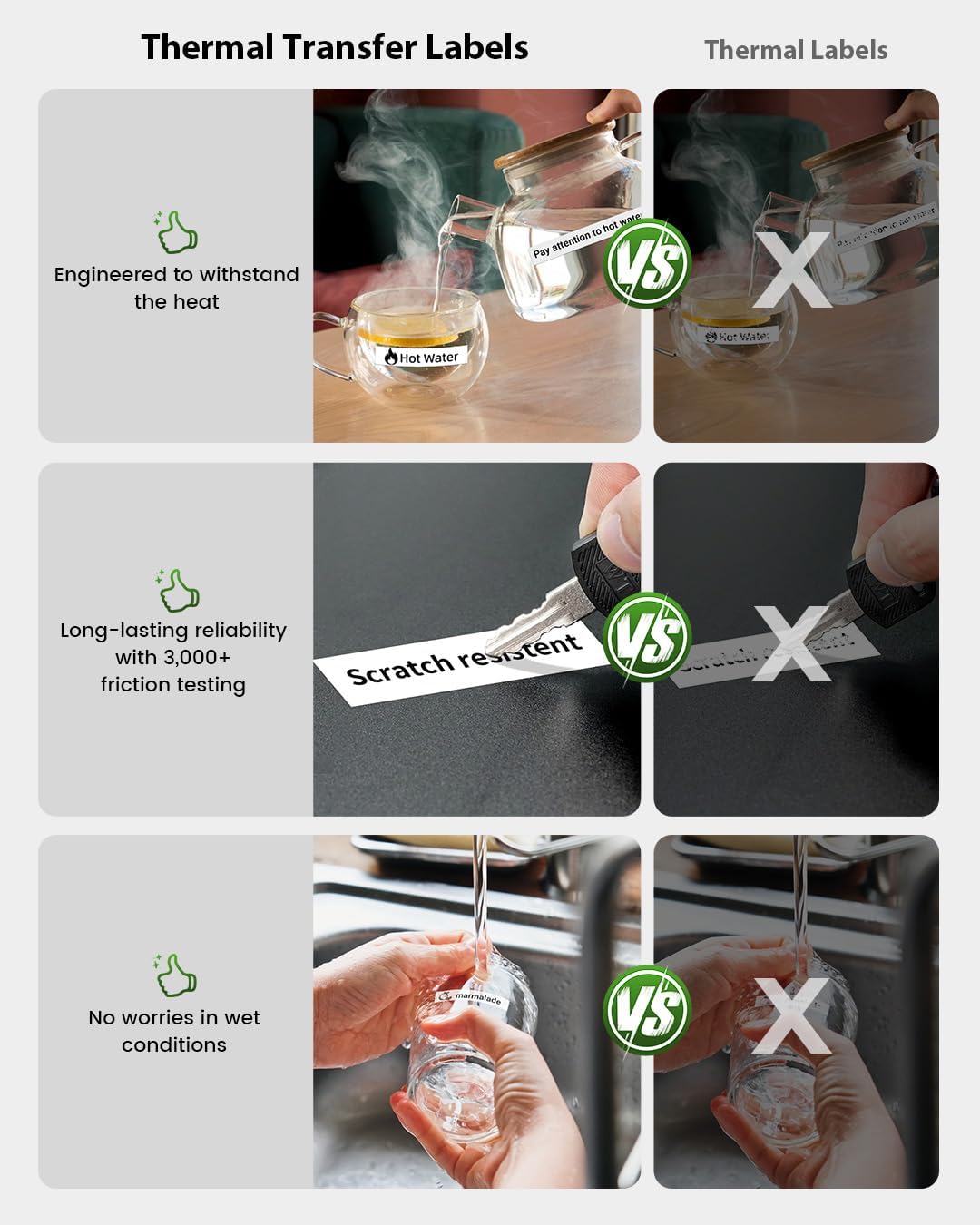 Phomemo A30 Portable Home Label Maker and Ribbon Printer - Green