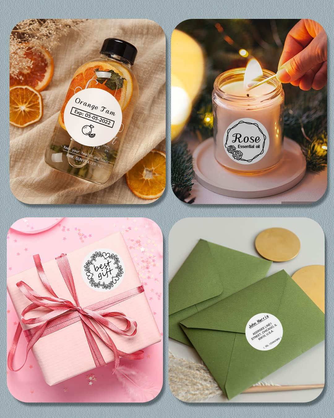 Phomemo 1.96" x 1.96" (50x50 mm) Round Labels for M110, M220, PM241BT - White