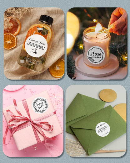 Phomemo 1.96" x 1.96" (50x50 mm) Round Labels for M110, M220, PM241BT - White