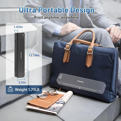 Phomemo P831 Wireless Printer for Office and Home - Black