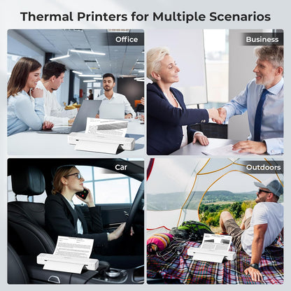 Phomemo P831 Wireless Printer for Office and Home - White