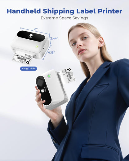 Phomemo M421 Multi-color Wireless Label Printer - White