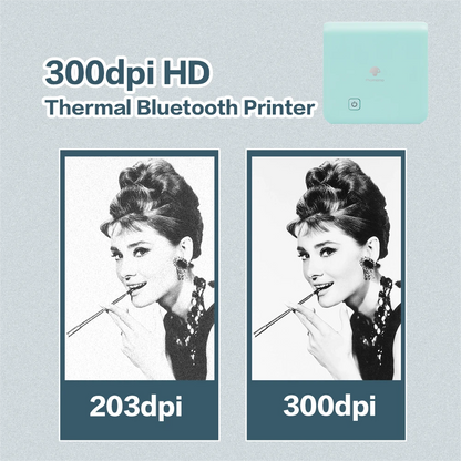 Phomemo M02 PRO Sticker Maker for AI Stickers and Study Notes - Green