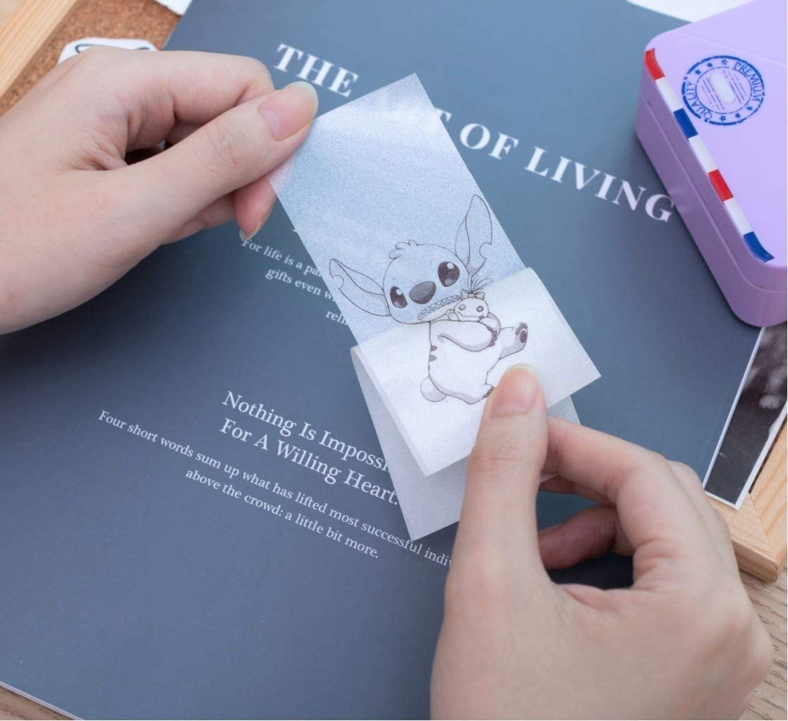 Phomemo 1.96'' Mixed Color Sticker Paper for T02/M02S/M02 PRO Mini Printers - White, Silver, Gold