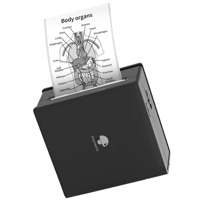 Phomemo M02 Wireless Mini Printer for Study Notes and Stickers - Black