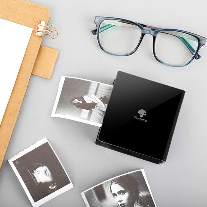 Phomemo M02 Wireless Mini Printer for Study Notes and Stickers - Black