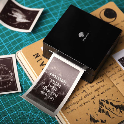 Phomemo M02 Wireless Mini Printer for Study Notes and Stickers - Black