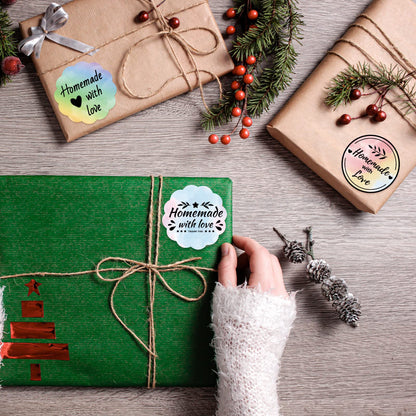 Phomemo 1.96" x 1.96" (50x50 mm) Round Labels for M110/M220/241BT DIY, Barcode, Packing, Adress - Green