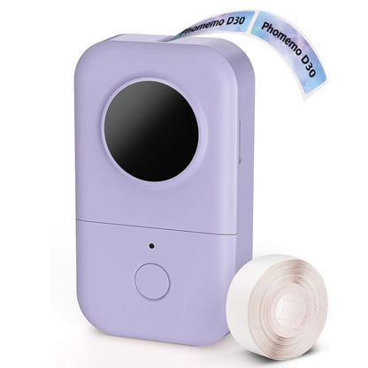 Phomemo D30 Portable Label Maker for Home and Office 0.59 inch label width - Purple
