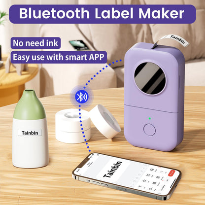 Phomemo D30 Portable Label Maker for Home and Office 0.59 inch label width - Purple