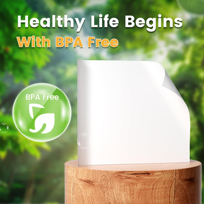 Phomemo Single-Sheet 8.5" x 11" US Letter Thermal Paper, Compatible with M08F, Q302, M832, 100 Sheets - White