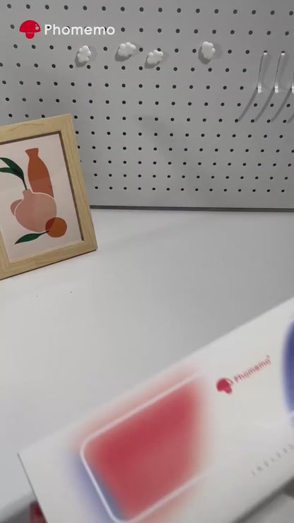 Phomemo M08F Portable Wireless Printer for Travel Mini Home Printer - Black